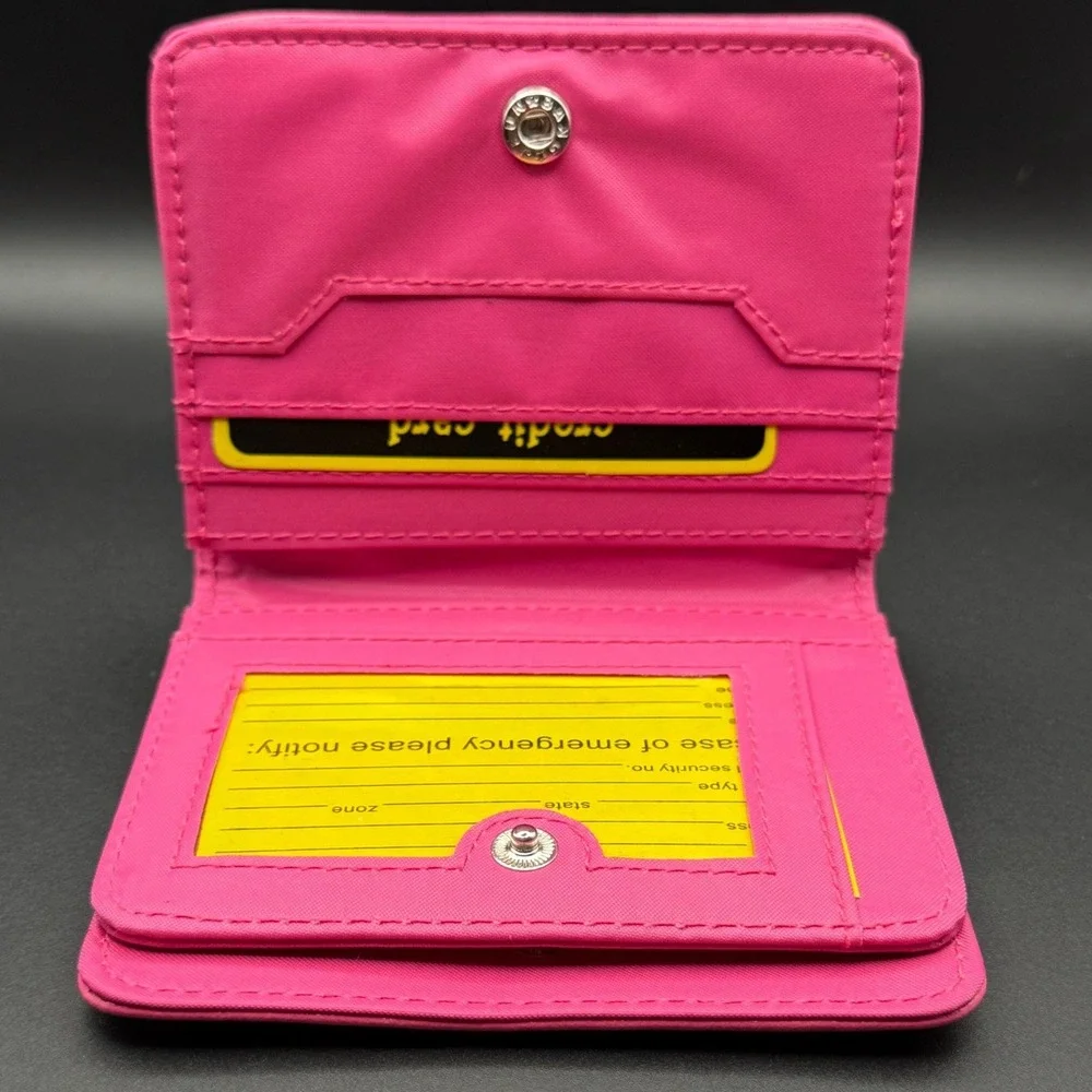 Bright Pink Clutch‎ Handbag with Matching Wallet Set